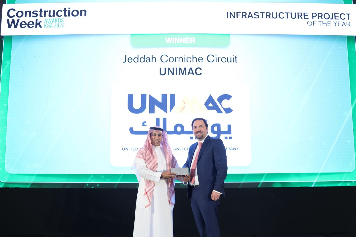 CW KSA Awards 2022: UNIMAC's Jeddah Corniche Circuit Awarded The ...